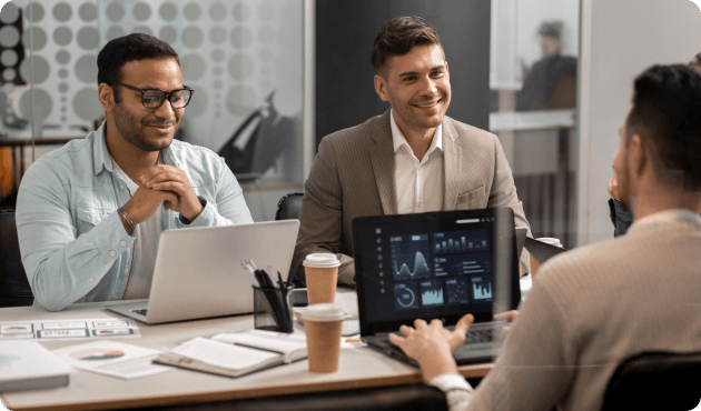 Business team collaboration illustration